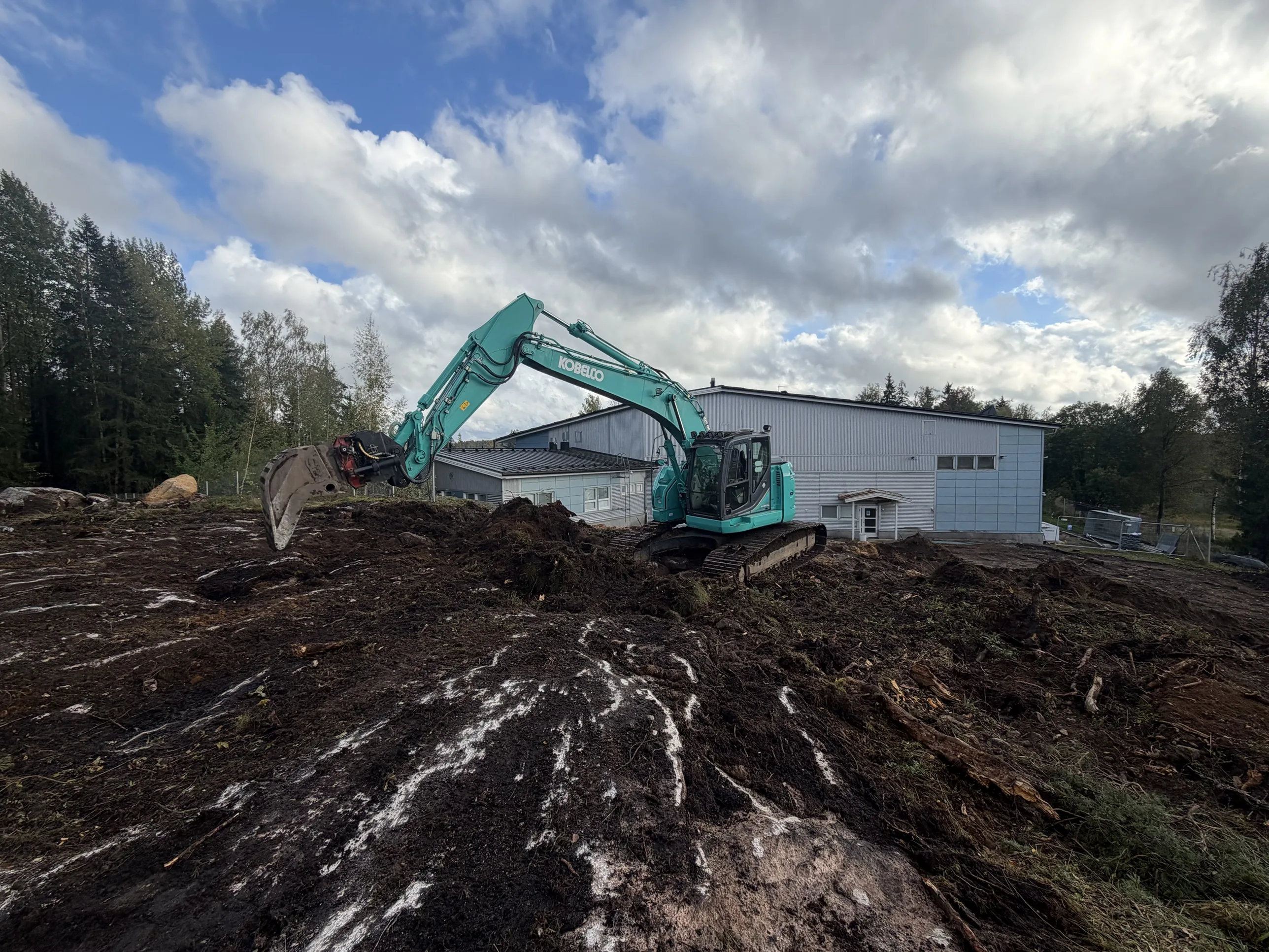 Maanrakennus – kaivuuvaihe